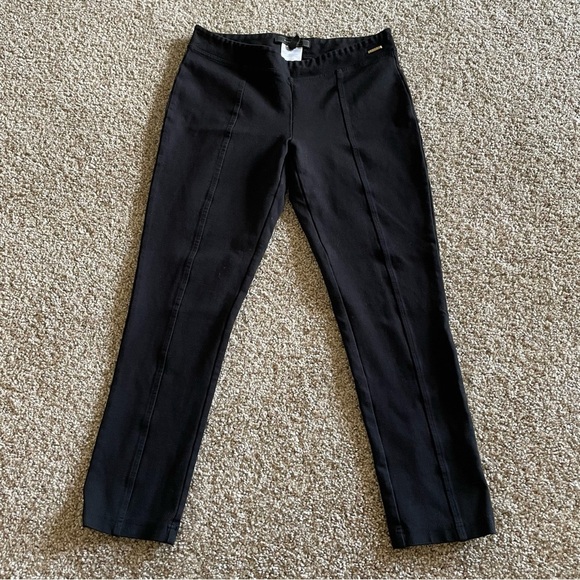 BCBGMaxAzria Pants - 🚨BCBGMaxAzria Seamed Pull On Pants Jeggings Women’s Large Petite Black Comfort